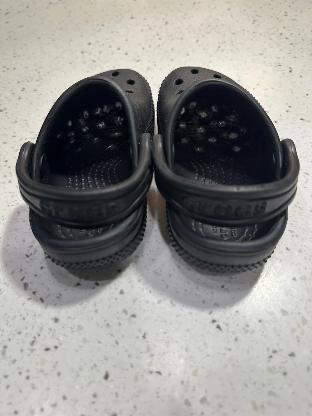 Crocs toddler size C5 black